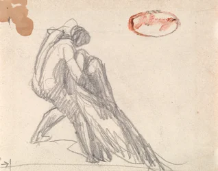 Figure Supporting a Fainting Figure